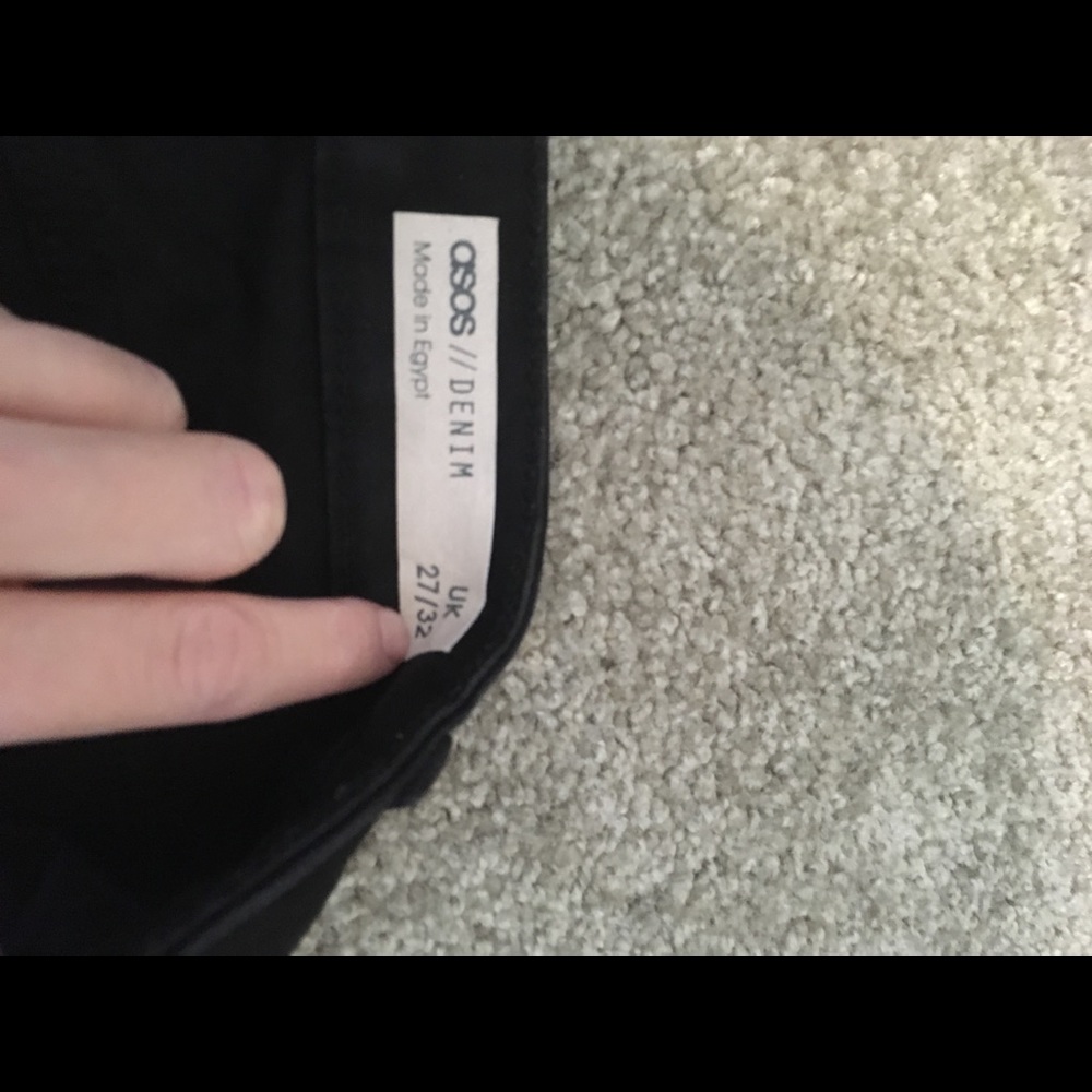 ASOS Riley black jeans - Picture 3 of 4